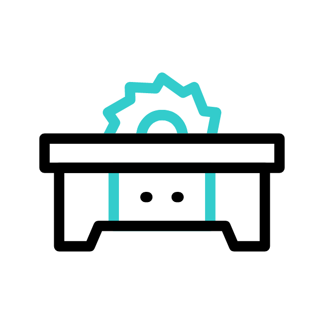 Home saw machine